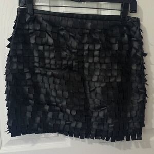 Max Studios Specialty Products Black Leather Skirt